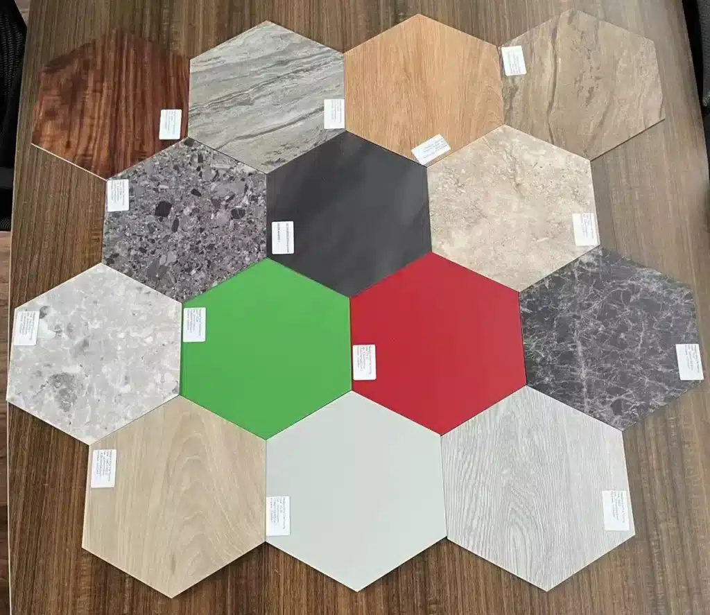 lvt hexagon flooring