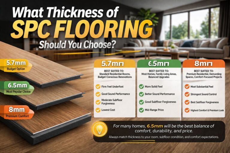 how to choose spc flooring thickness